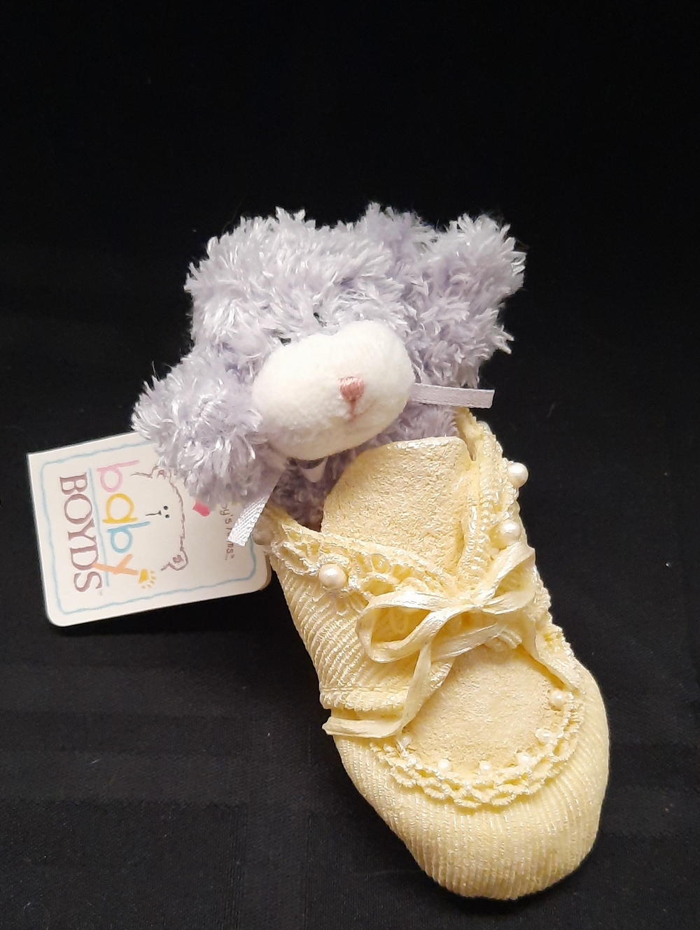 Boyds Bear-Foot Friends Fleecie Pearls and Lace